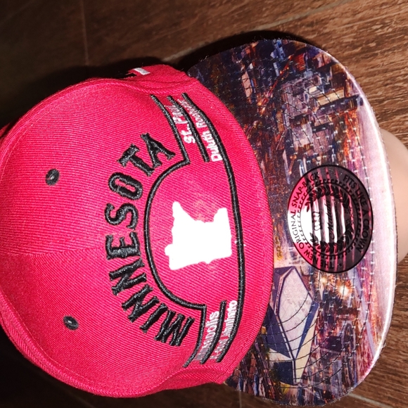 Malaki Minnesota Snapback Hat Flat Brim Kings Choice - Picture 2 of 9